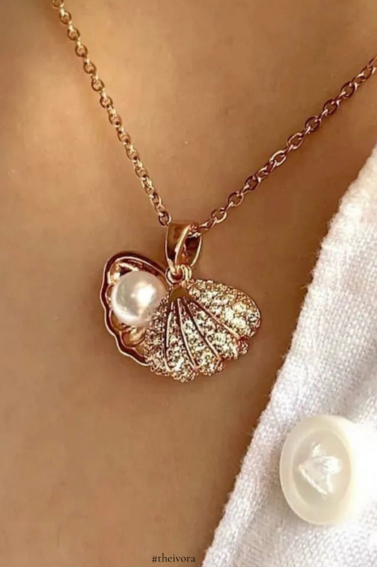 Gold-Plated Butterfly Pendant Necklace