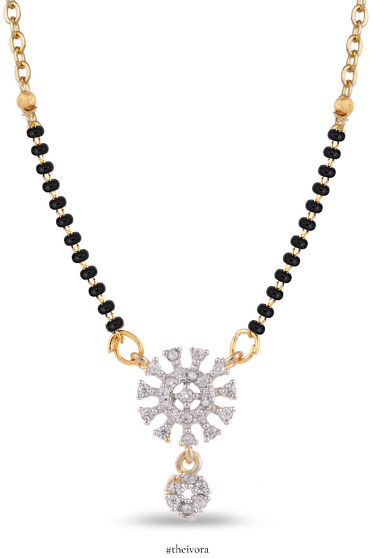 Flower Power Diamond Mangalsutr for Women